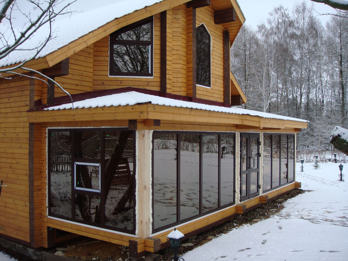 остекление коттеджей